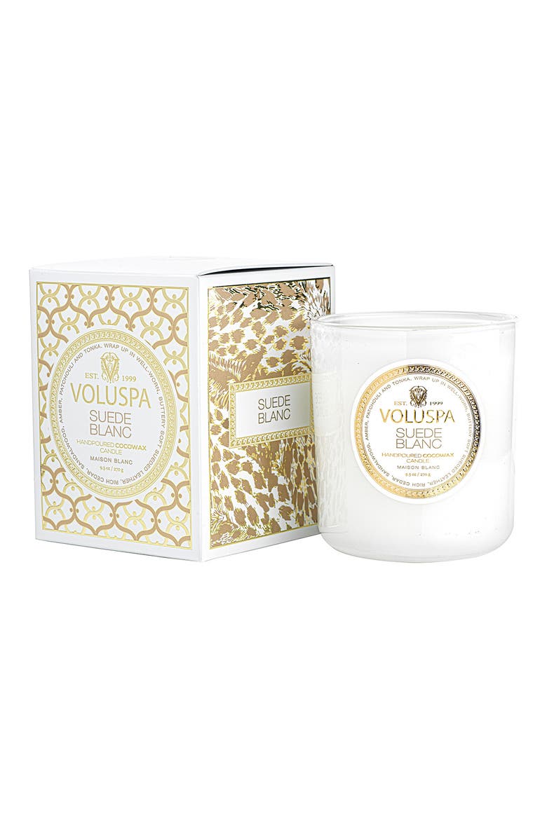 Suede Blanc Classic Candle, Alternate, color, SUEDE BLANC