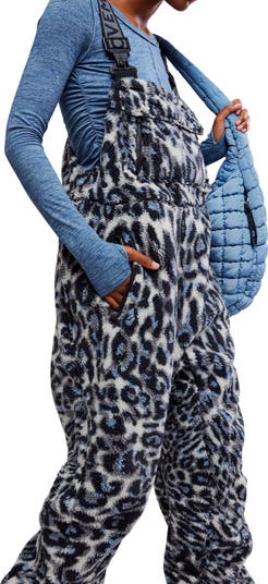 Free People Hit the Slopes Fleece Overalls | Nordstrom