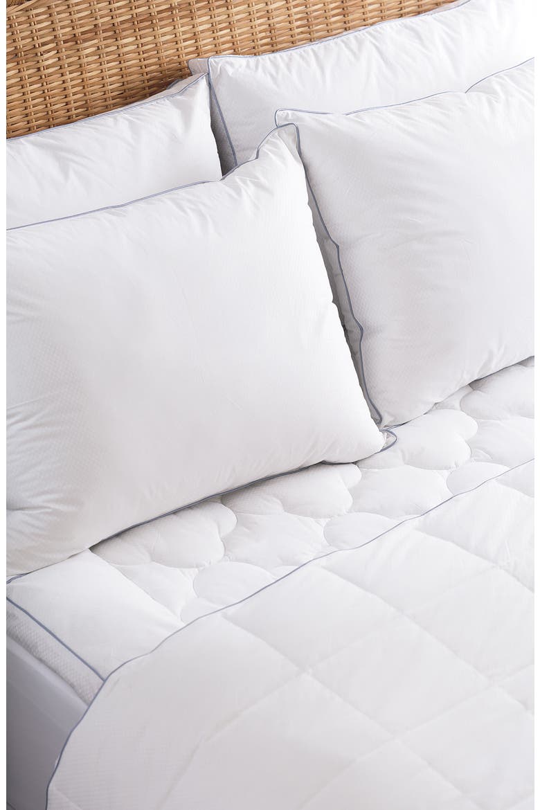 Cooling Mattress Pad, Alternate, color, WHITE