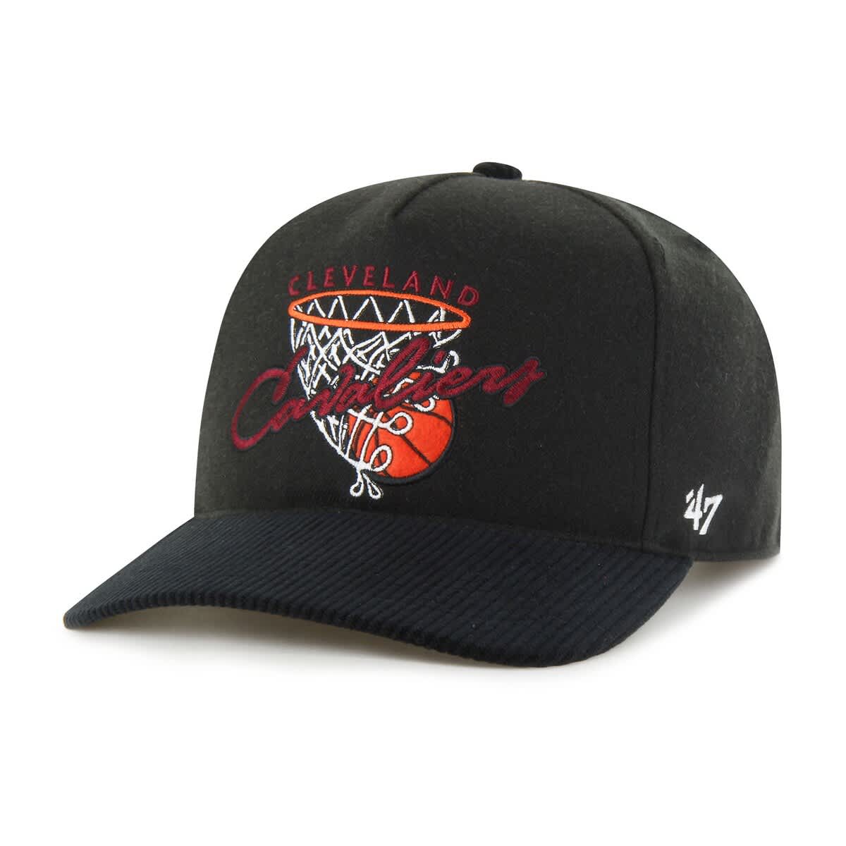 '47 Men's '47 Black Cleveland Cavaliers Nothing But Net Hitch ...