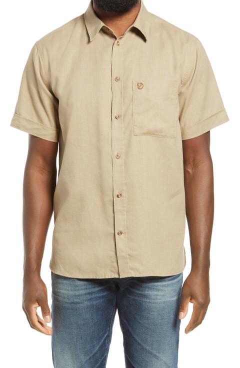 Ovik Travel Short Sleeve Button-Up Shirt