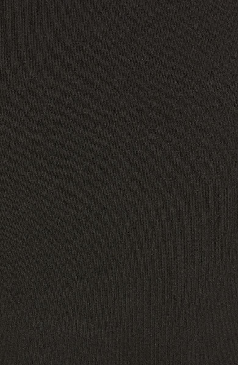 Alexander Wang Logo Appliqué Crop Turtleneck Sweater, Alternate, color, 