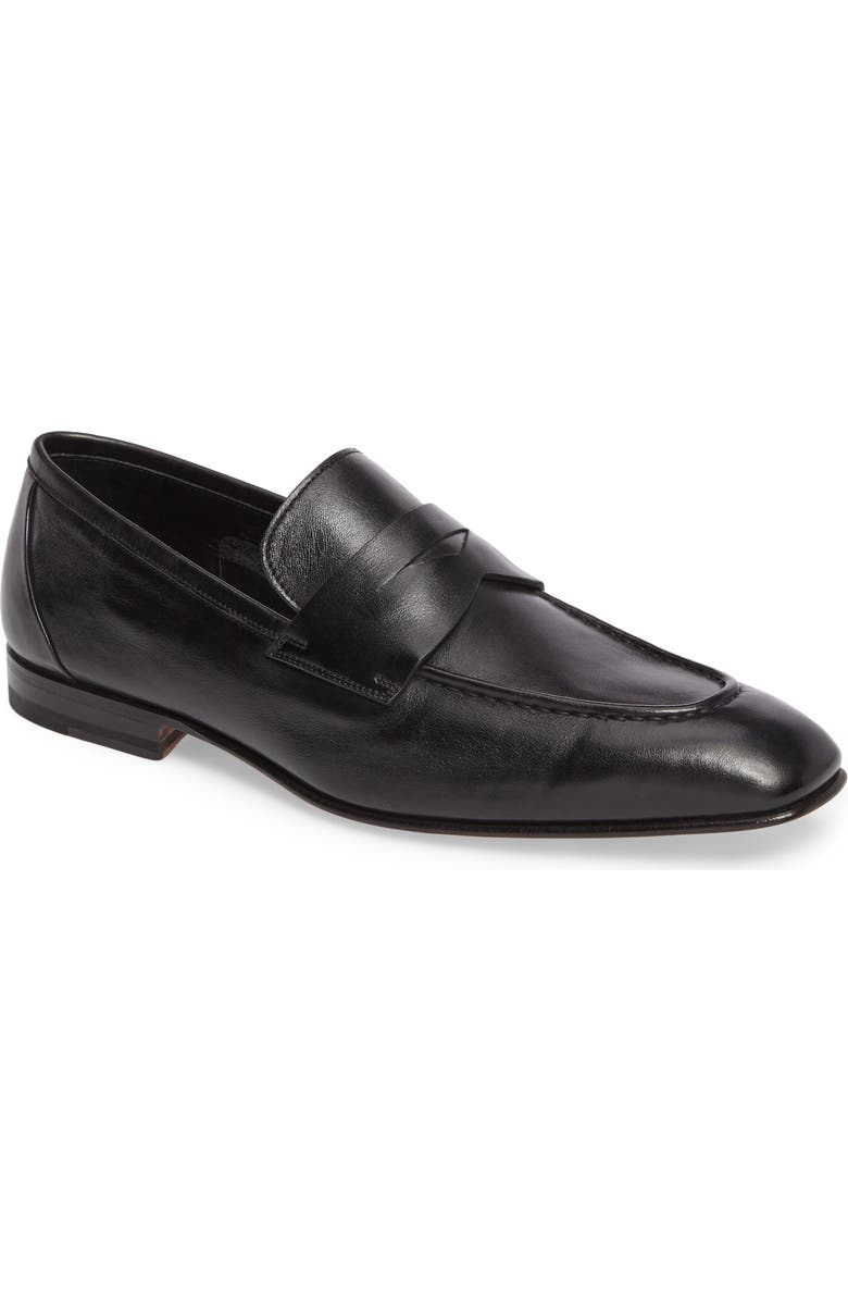 Santoni Gannon Penny Loafer, Main, color,
