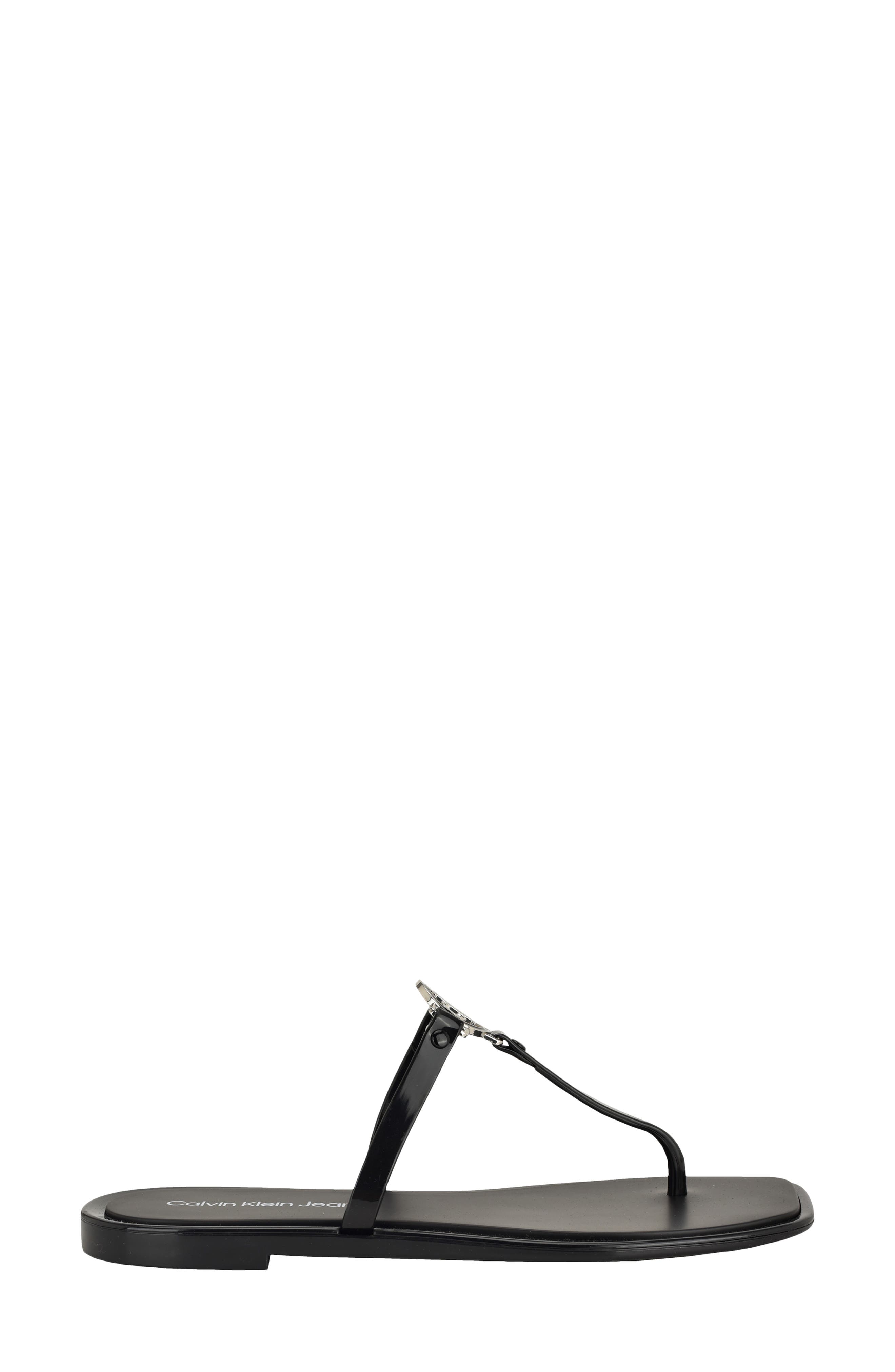 Calvin Klein Ellye Sandal, Alternate, color, Black