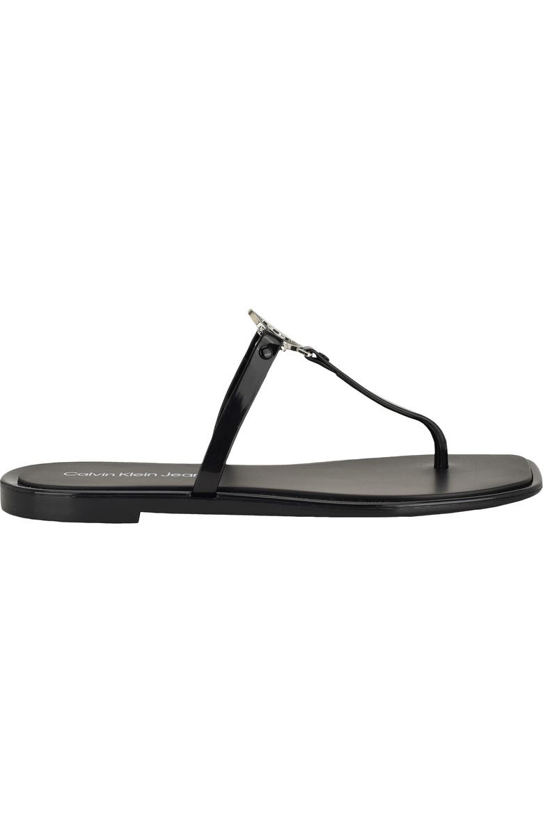 Calvin Klein Ellye Sandal, Alternate, color, Black