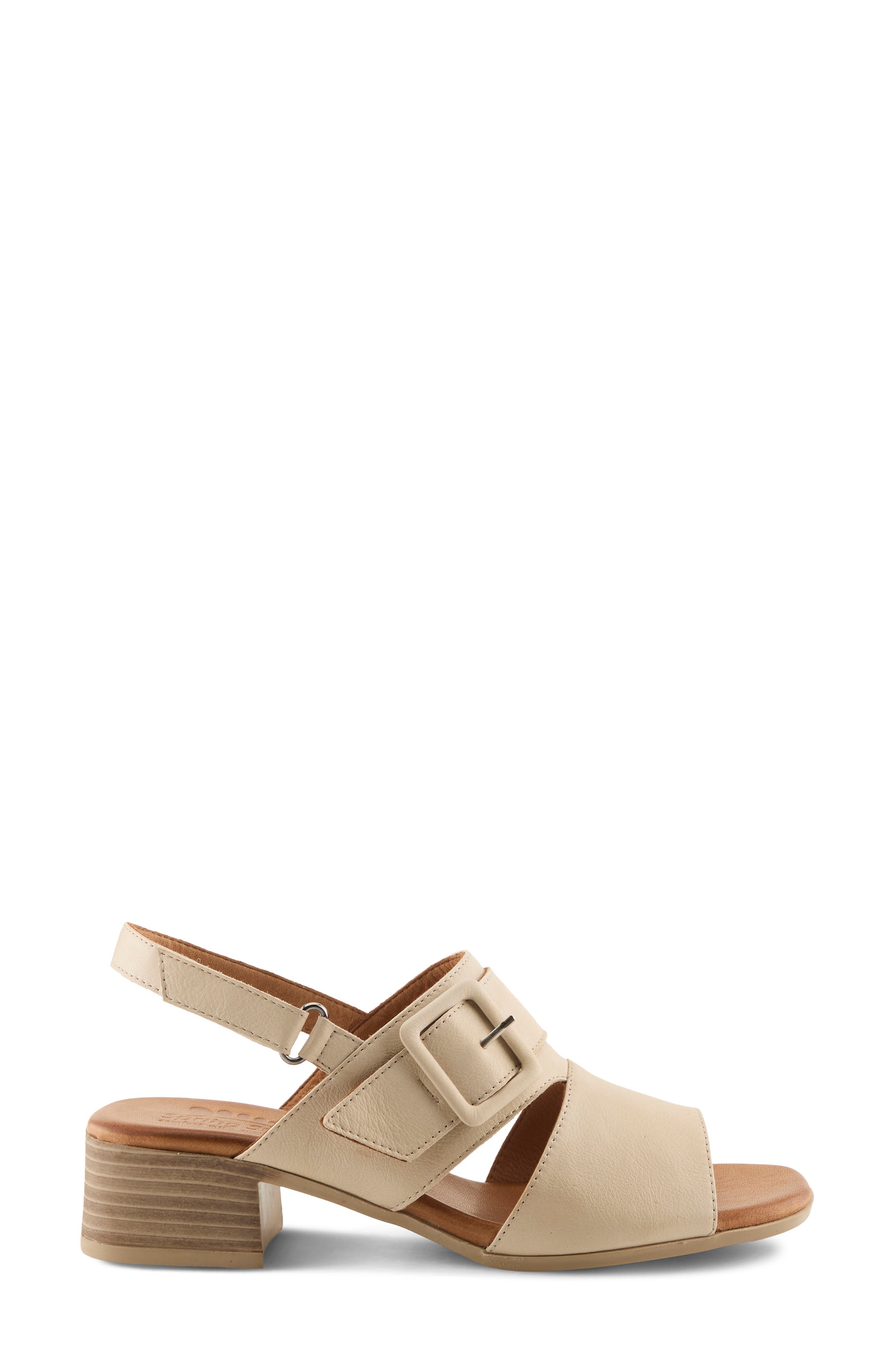 Acoliana Slingback Sandal, Alternate, color, BONE
