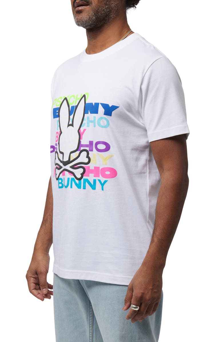 Psycho Bunny Tyrian Graphic Tee, Alternate, color, 