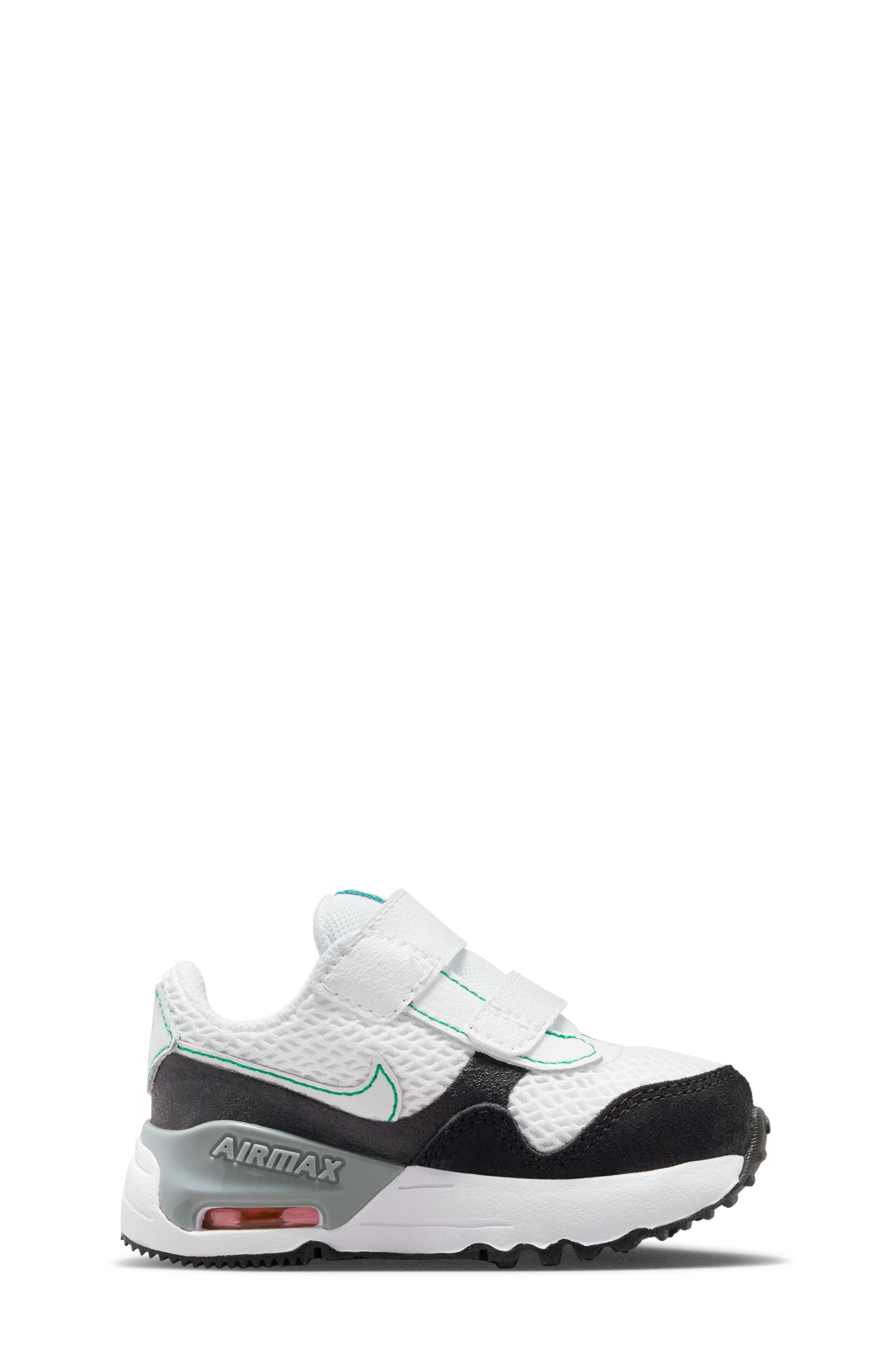 Kids' Air Max SYSTM Sneaker, Alternate, color, WHITE/ PLATINUM/ BLACK/ GREY