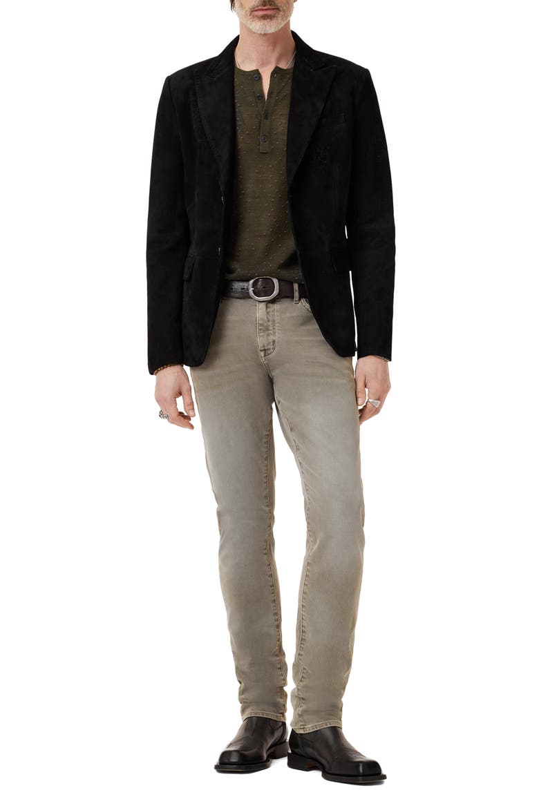 Cabras Wool Short Sleeve Henley Sweater, Alternate, color, MOSS