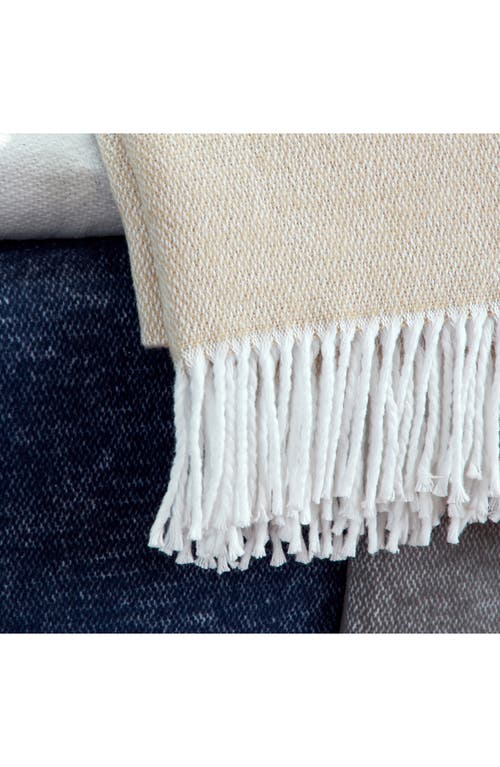 Matouk Pezzo Throw Blanket In Azure