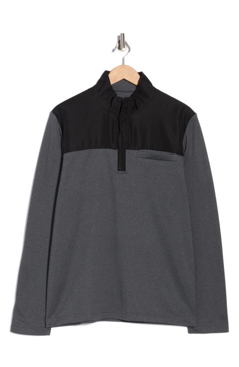 Fleece Half Zip Sweatshirt