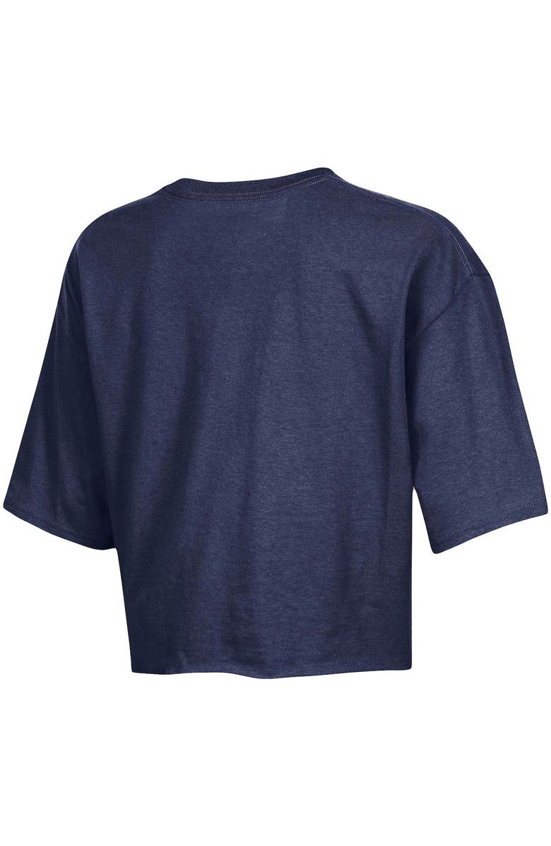 Champion Women's Champion Navy Penn State Nittany Lions Cropped Boyfriend T-Shirt, Alternate, color, 