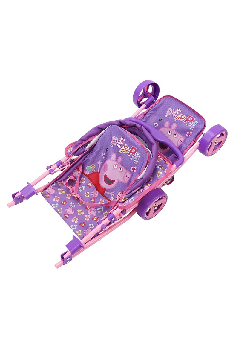 Doll Twin Stroller, Alternate, color, Multicolored