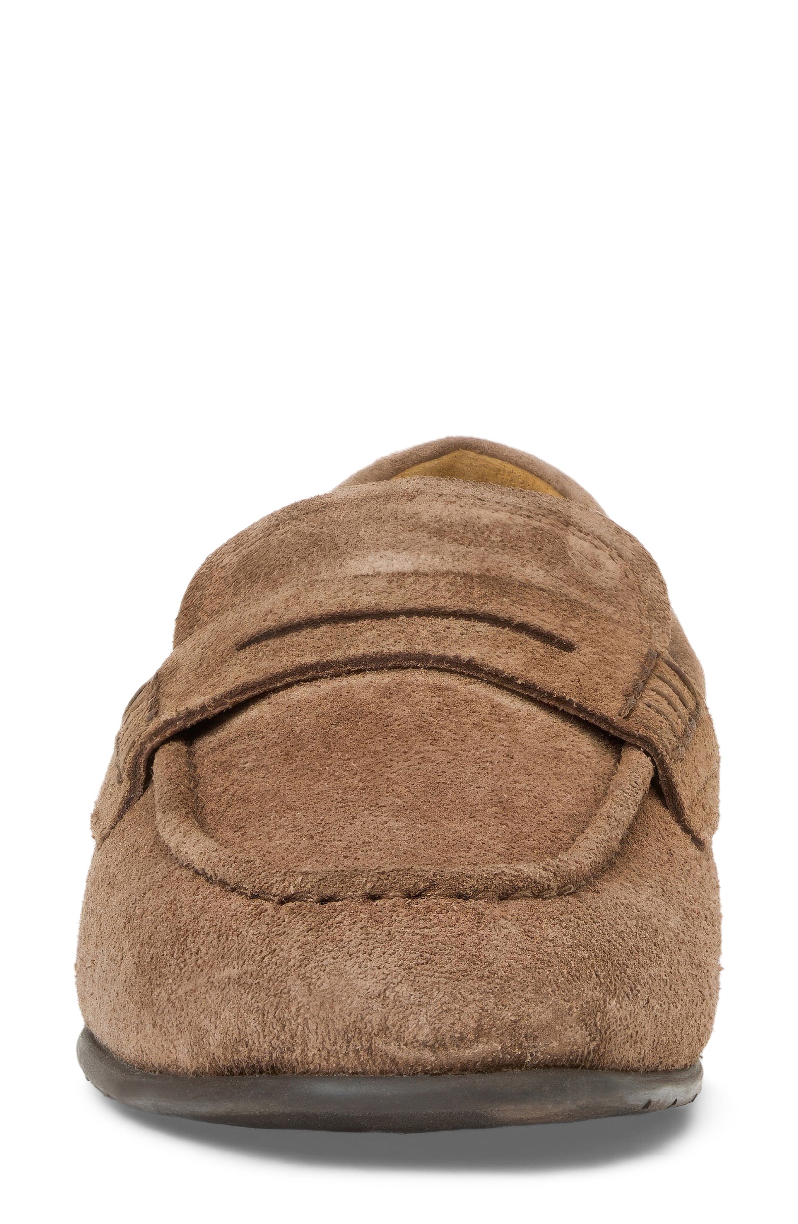 Ellis Penny Loafer, Alternate, color, AMARETTO SUEDE