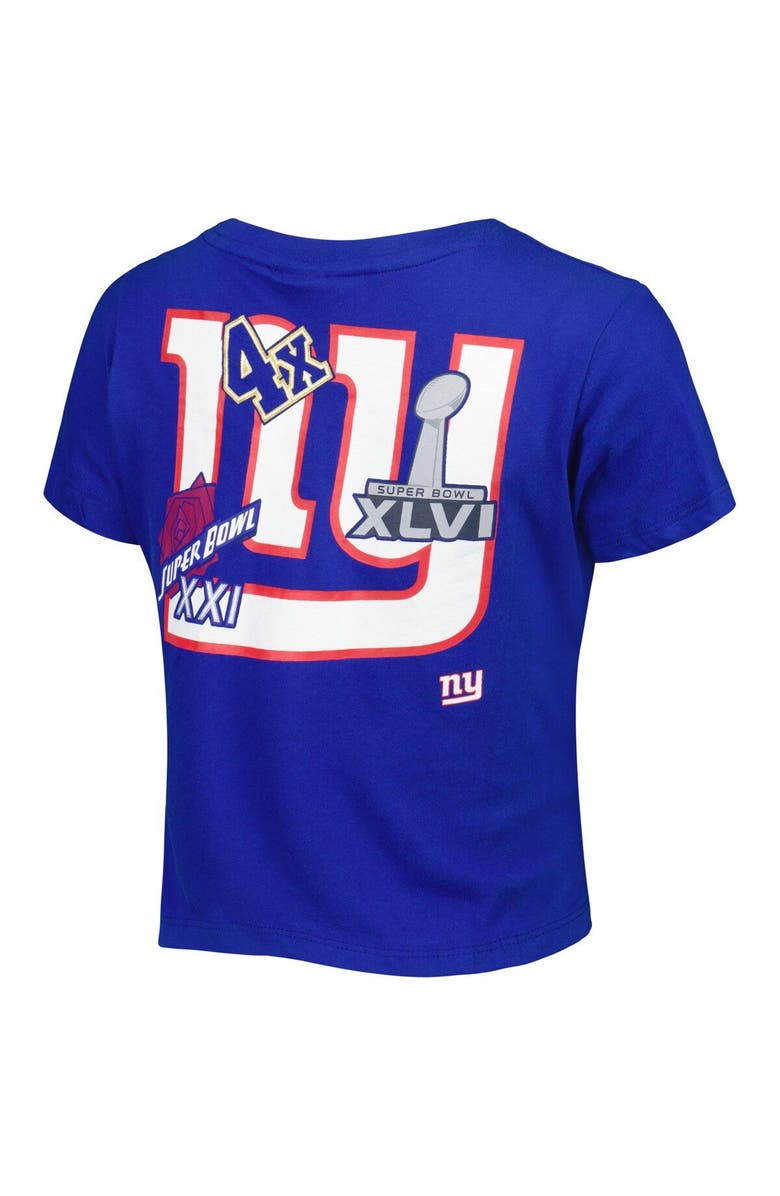 New Era Women's New Era Royal New York Giants Historic Champs T-Shirt, Alternate, color, Royal