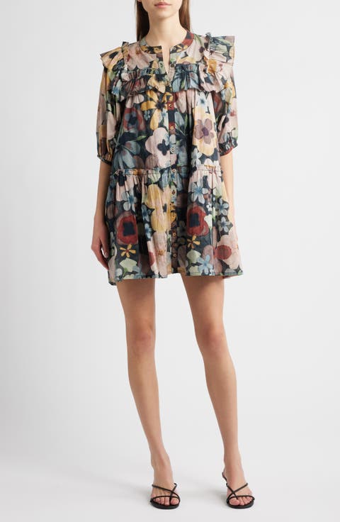 Tatiana Floral Print Minidress