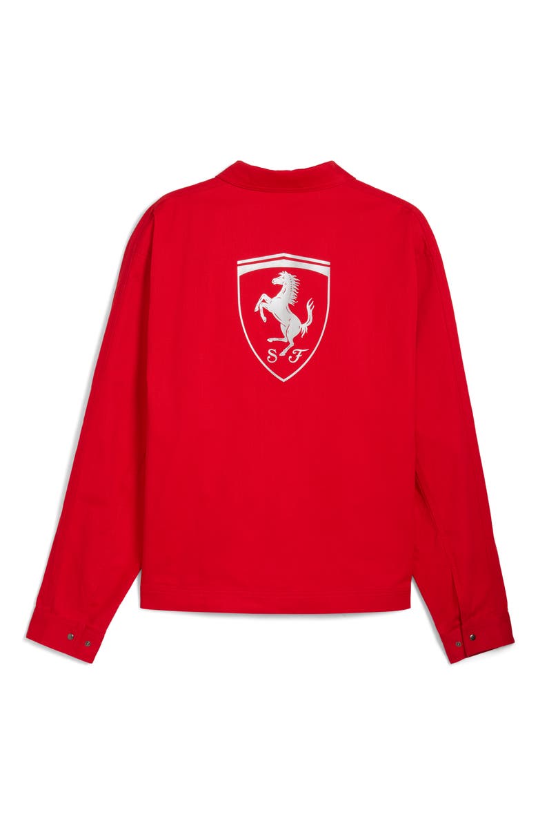 PUMA Ferrari Lifestyle Jacket, Alternate, color, Rosso Corsa