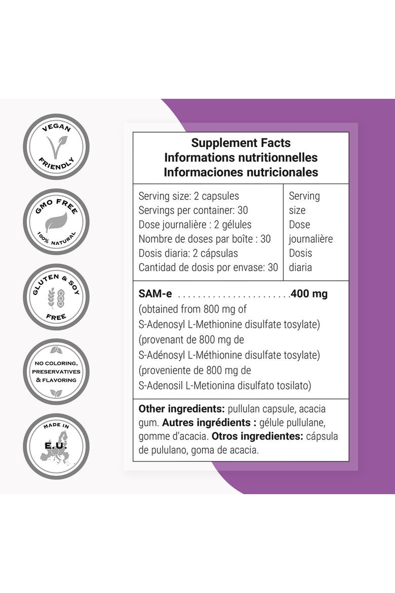 SAM-e Supplement 200mg, Alternate, color, None