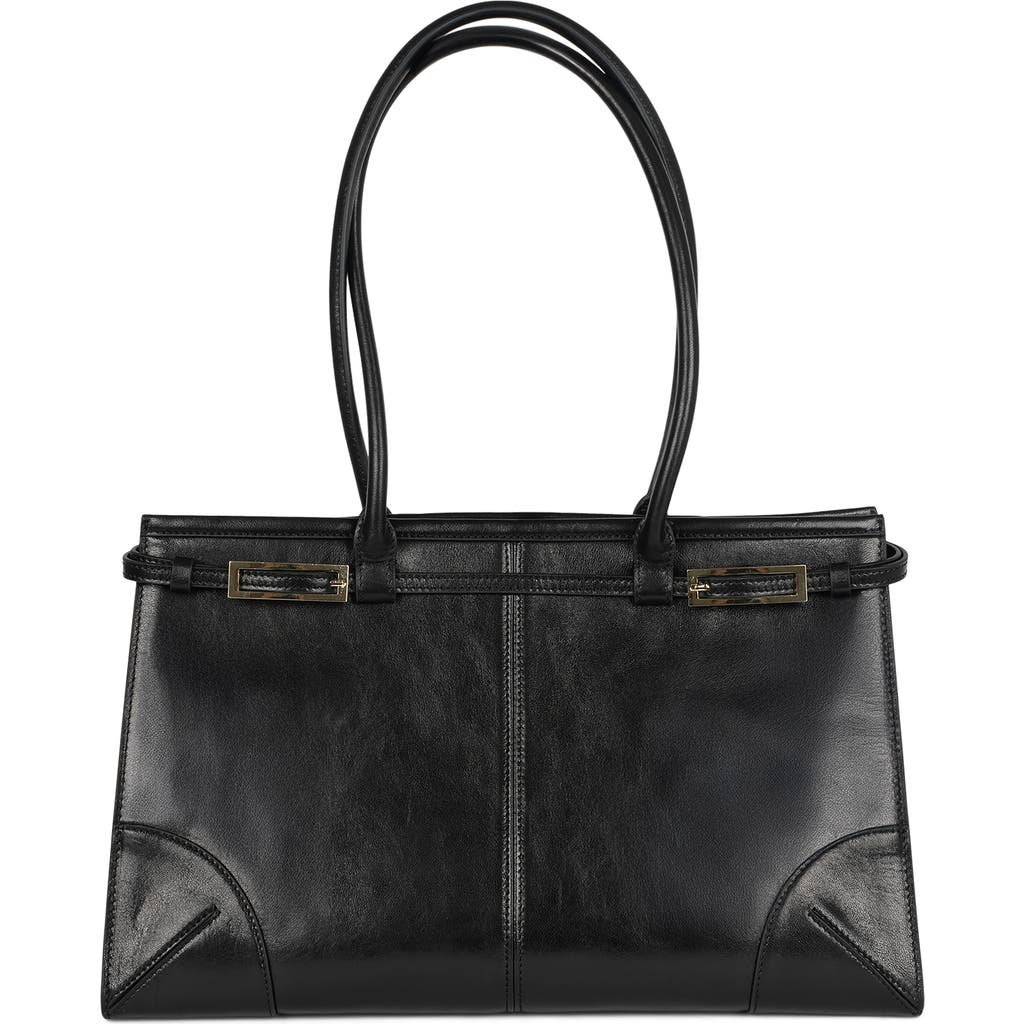 Jeffrey Campbell Palomino Leather Satchel In Black