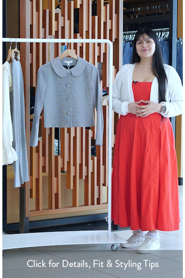 Melina Houndstooth Crop Jacket video