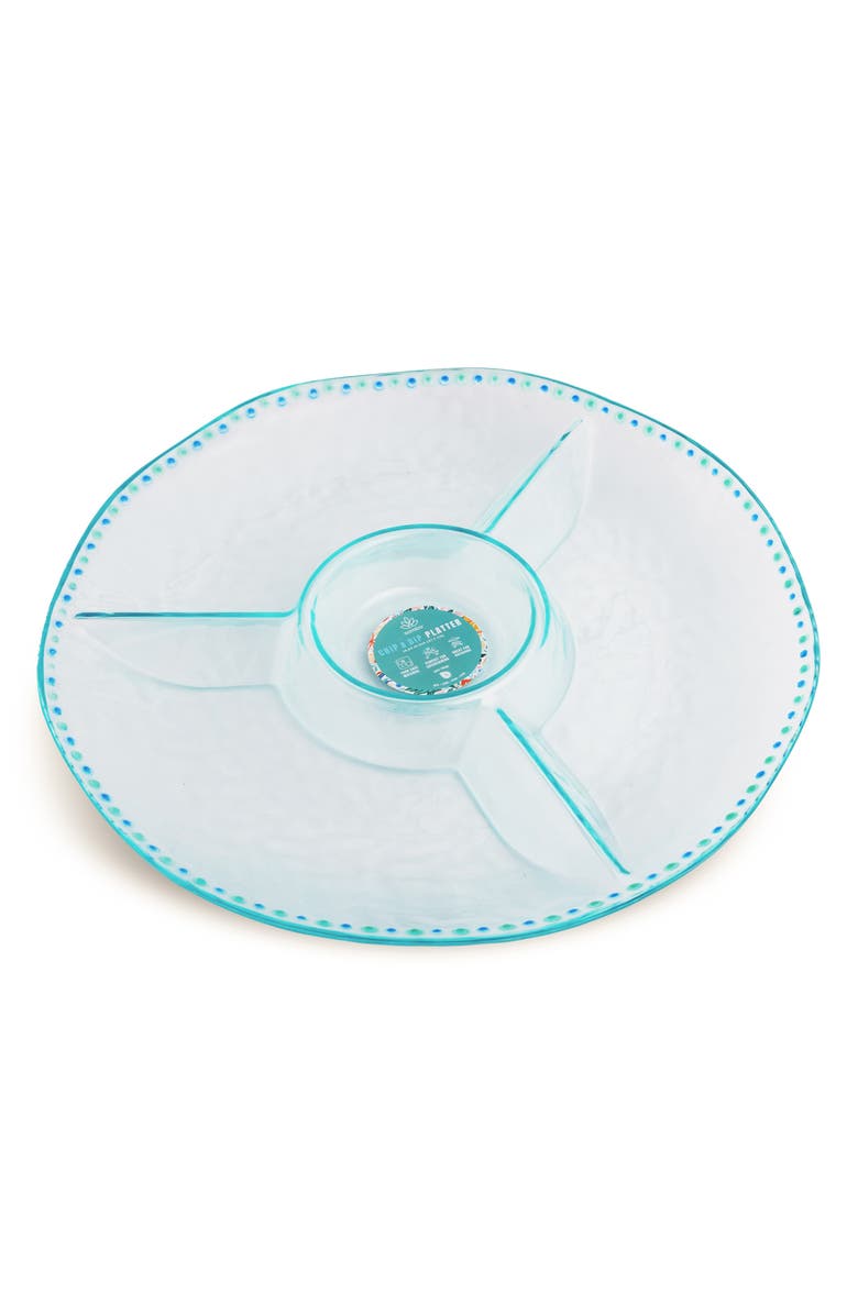 Core Home Divided Serving Platter, Alternate, color, Blue