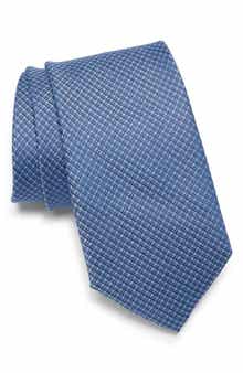 Orson Grid Print Tie