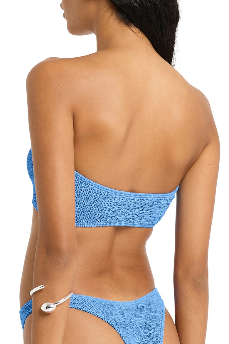 Blake U-Bar Bandeau Bikini Top, Alternate, color, AZURE