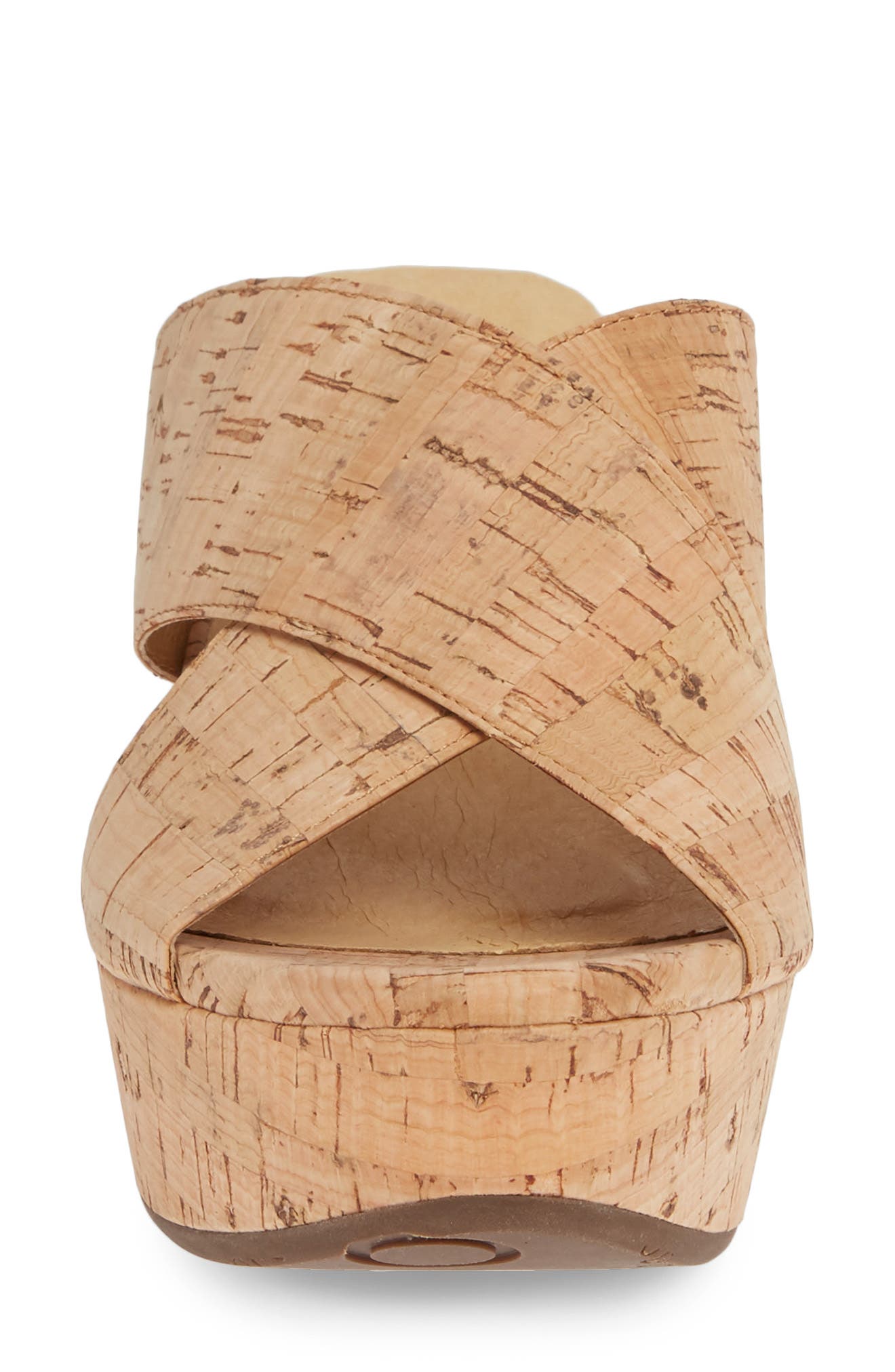 Chocolat Blu Wayland Platform Wedge Slide Sandal, Alternate, color, Cork