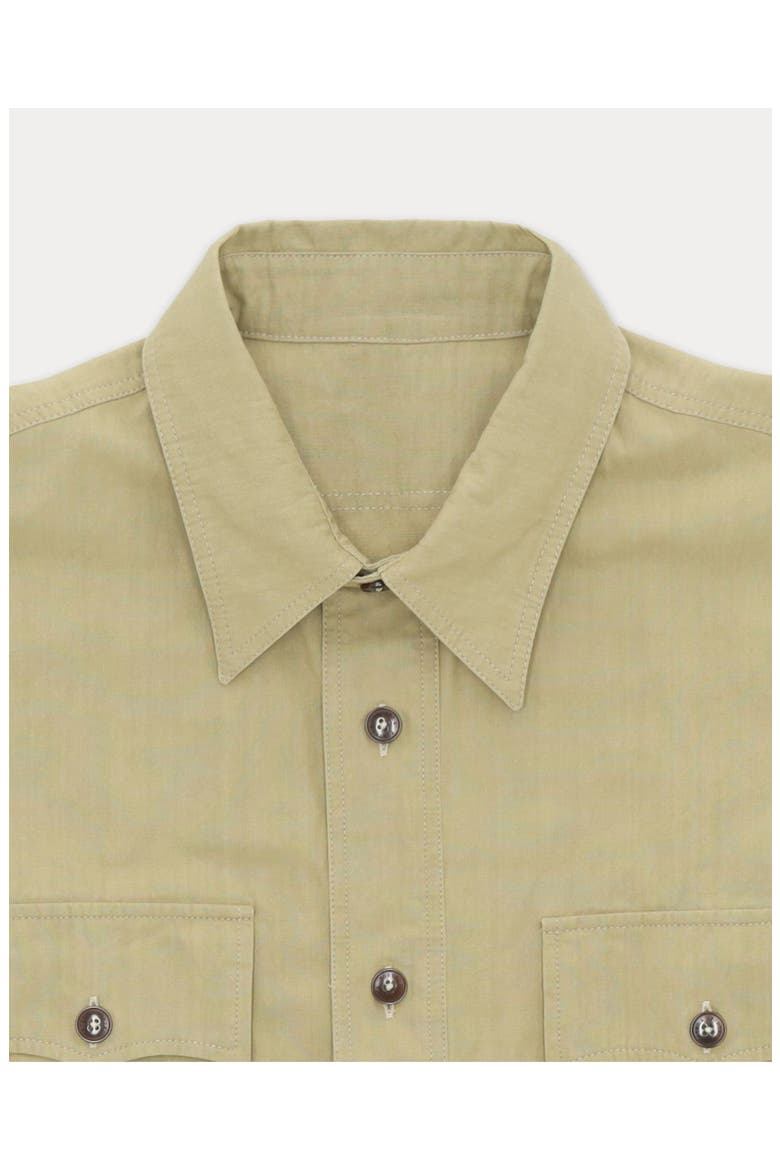 CPO 2.0 Cotton Overshirt with Corozo Buttons, Alternate, color, Green