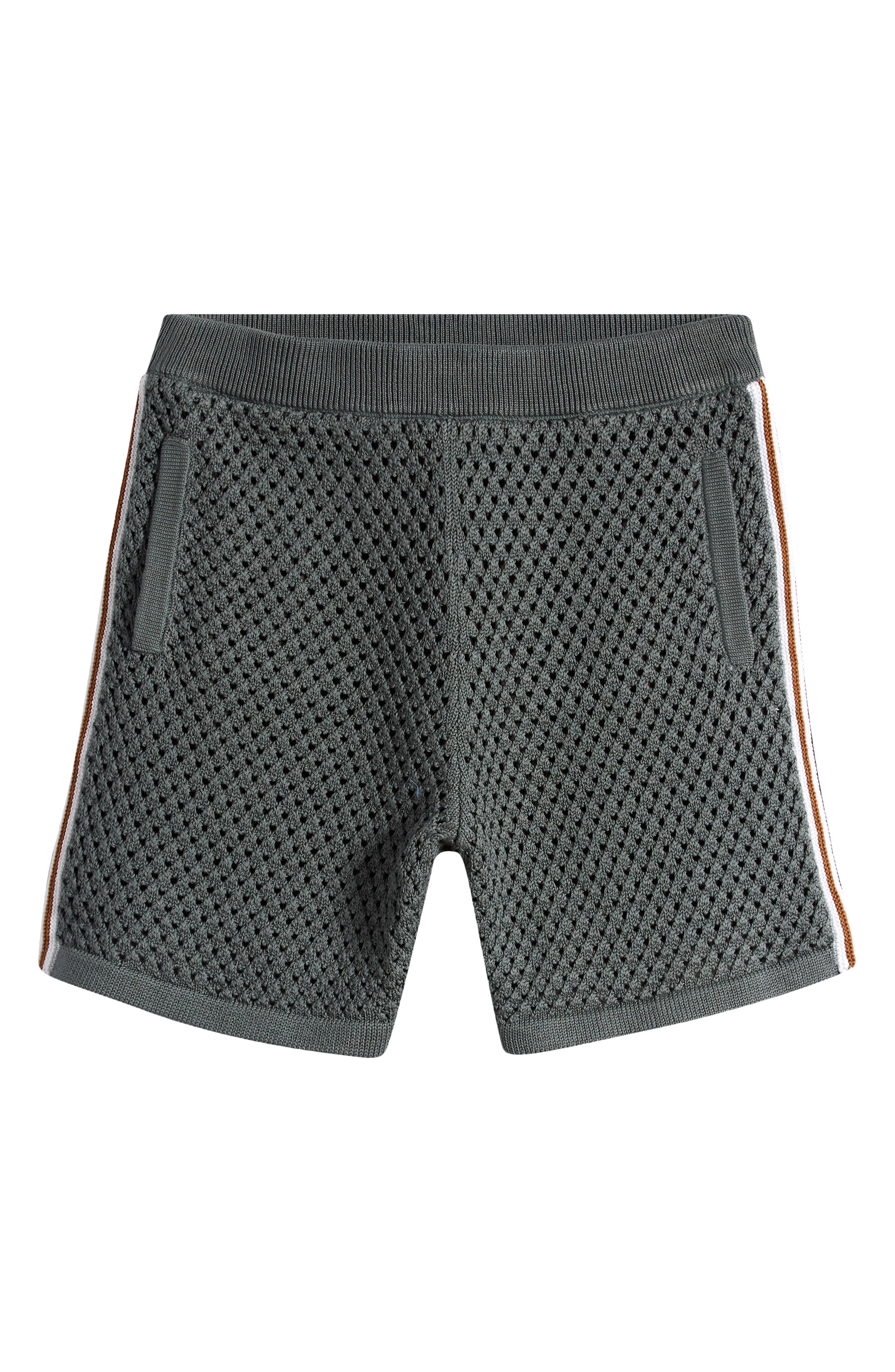 Reiss Kids' Creek Sr. Open Stitch Knit Shorts