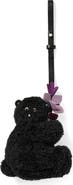 Kate Spade New York critters faux shearling penelope bear bag charm
