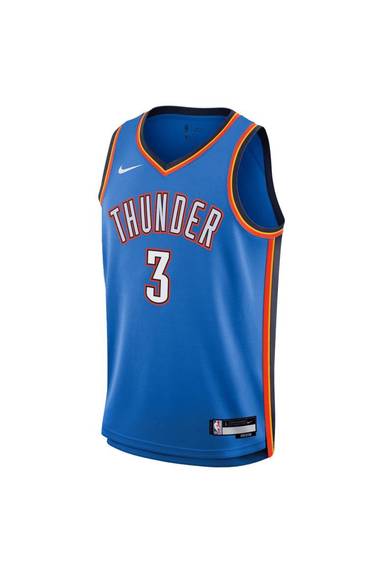 Youth Nike Jared McCain Blue Oklahoma City Thunder Swingman Jersey - Icon Edition, Alternate, color, Royal