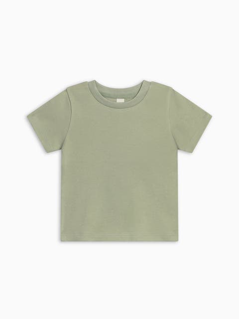Organic Short Sleeve Crew (Toddler & Little Kids)