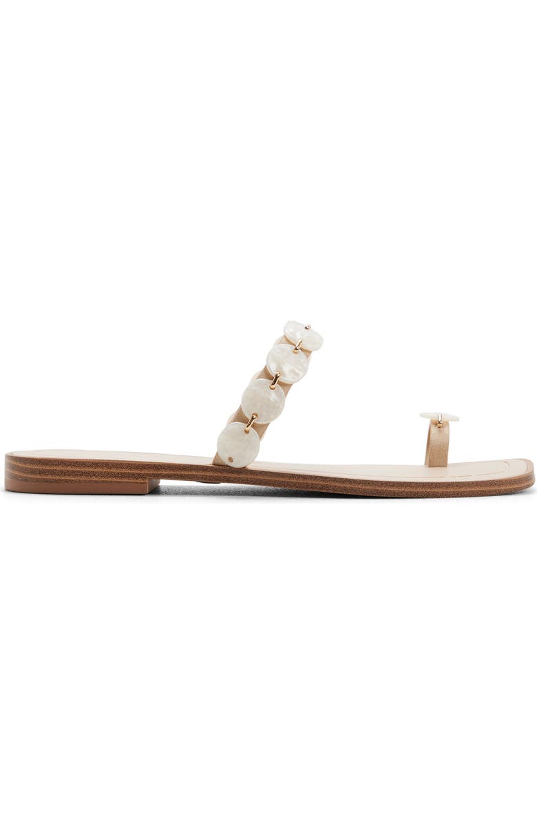 ALDO Crystiana Slide Sandal, Alternate, color, Sand