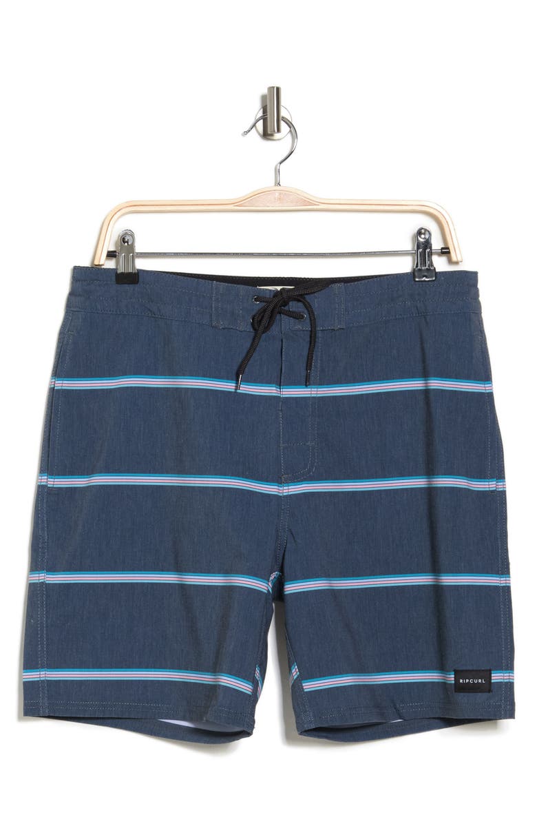 Rip Curl Monarch Layday Stripe Swim Trunks, Alternate, color,