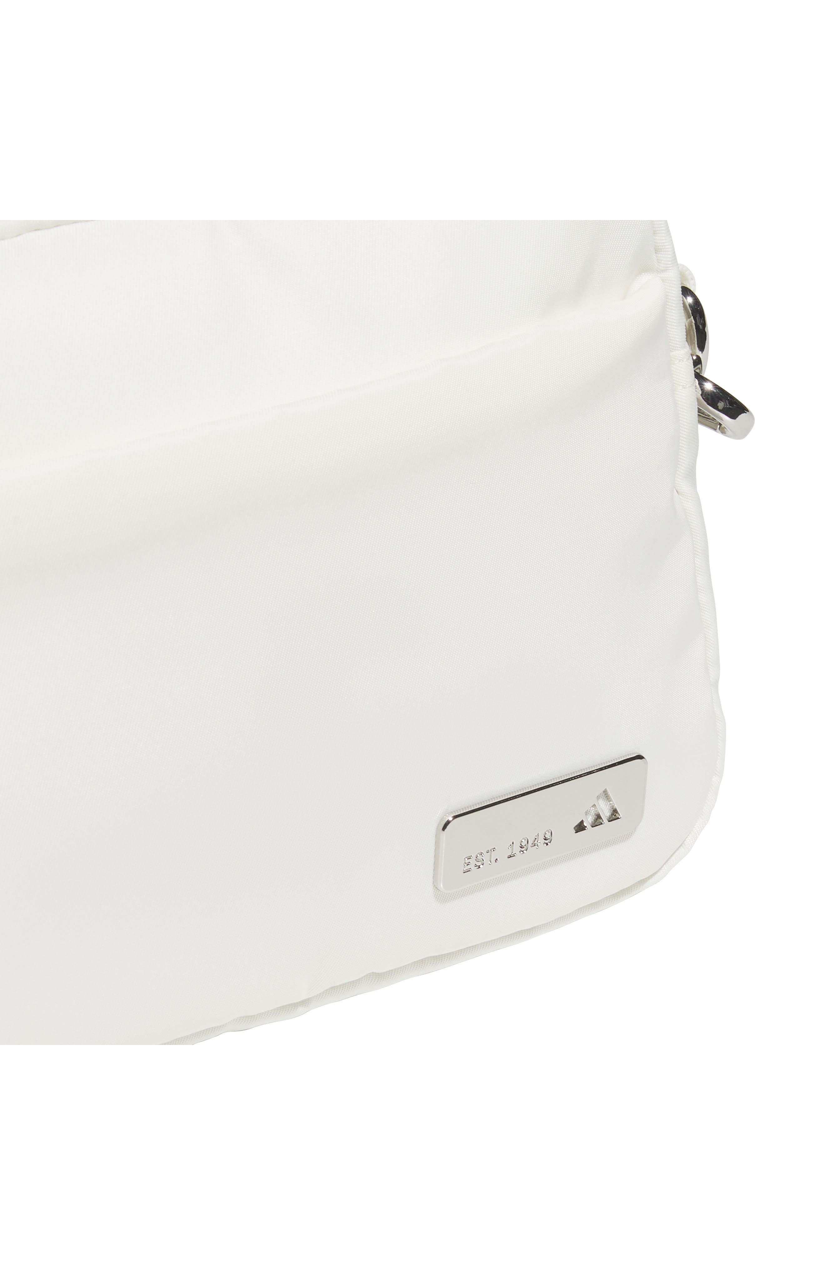 Luxe Crossbody Bag, Alternate, color, OFF WHITE/ SILVER METALLIC