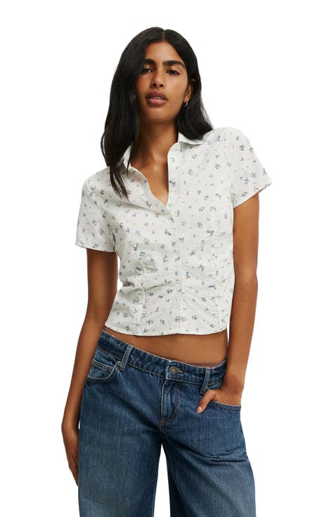 Women's Maya Rouched Shirt