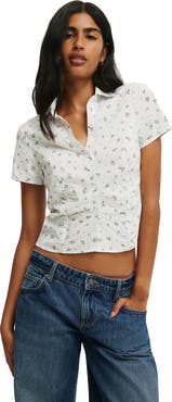 Cotton On Women's Maya Rouched Shirt