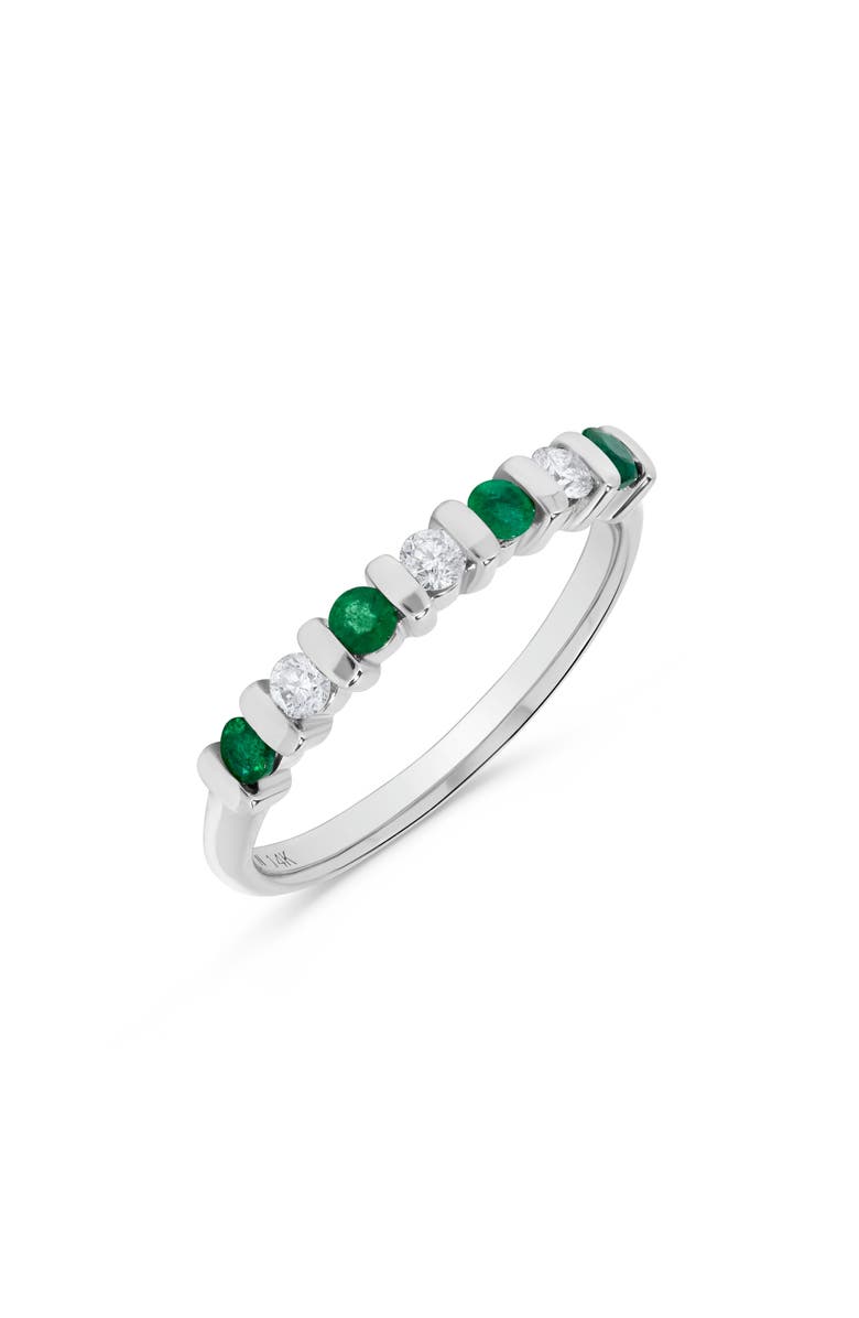 H.J. Namdar Emerald & Diamond Band Ring, Main, color, 
