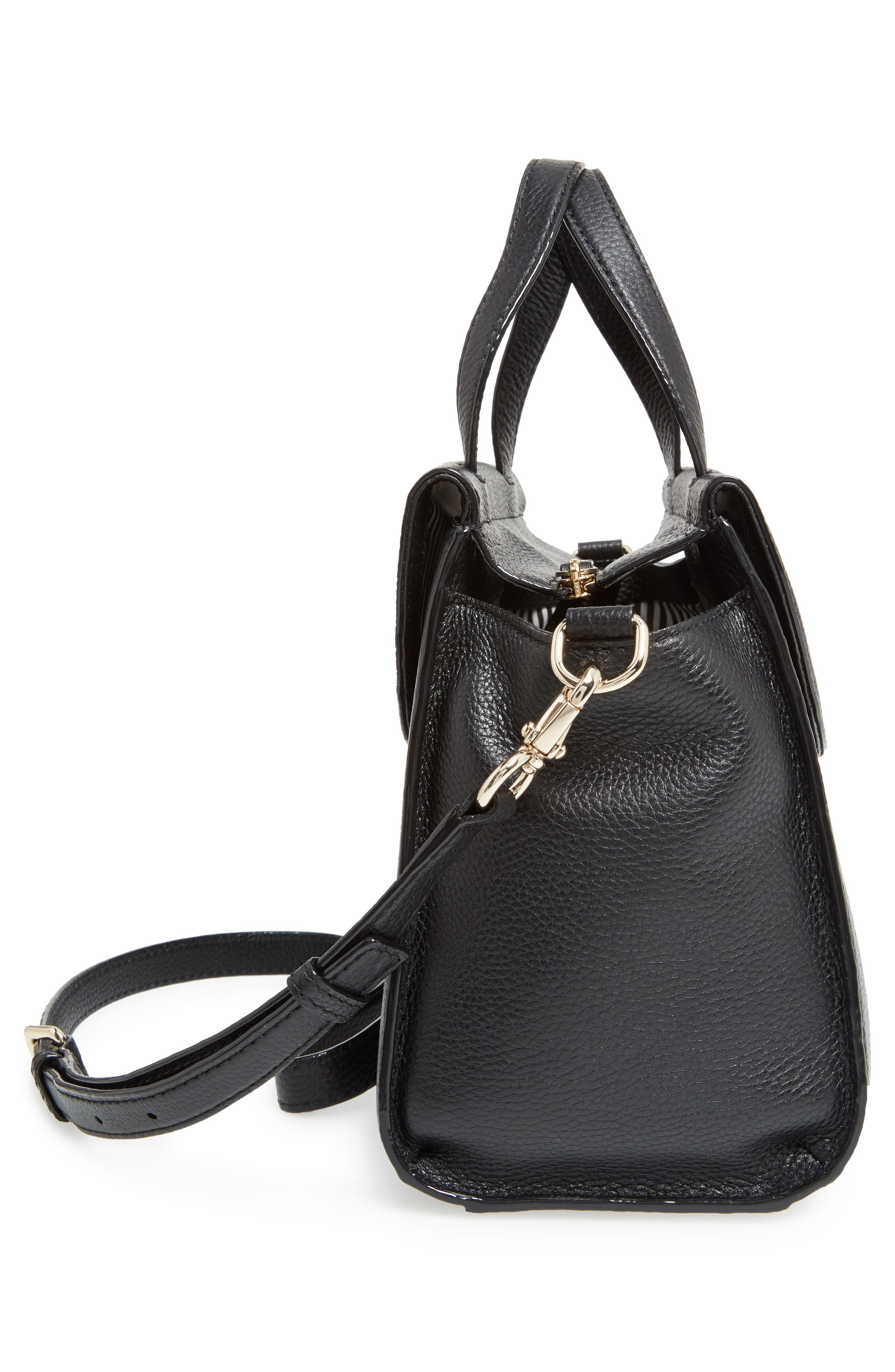 Kate Spade New York cobble hill - medium adrien leather satchel, Alternate, color, 