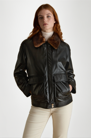 FURNIQ UK Alma Leather Jacket