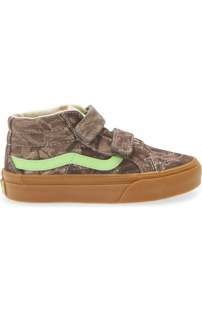 Vans Kids' SK8-Mid Reissue V Sneaker, Alternate, color, Camo Green Gecko