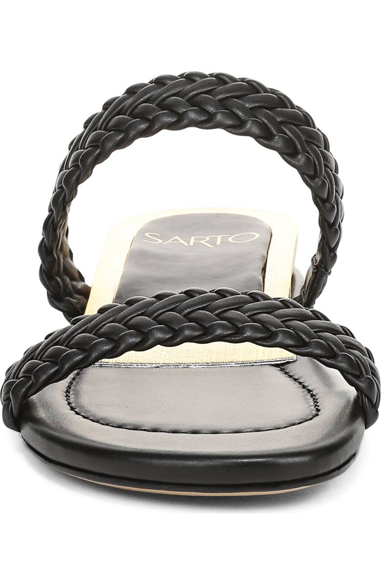 SARTO by Franco Sarto Maggie Two-Strap Wedge Sandal, Alternate, color, Black
