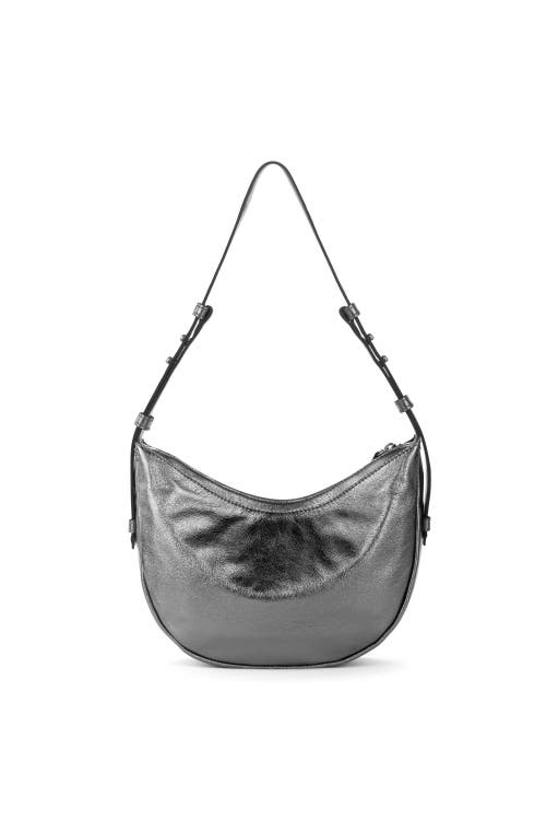 The Sak Tess Shoulder Bag Leather In Silver