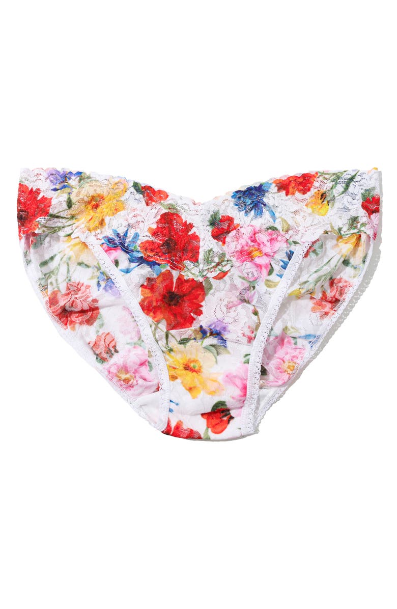 Hanky Panky Lace Vikini, Alternate, color, Meadow Mix