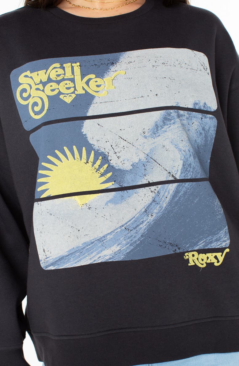 Roxy Morning Hike Graphic Sweatshirt, Alternate, color, 
