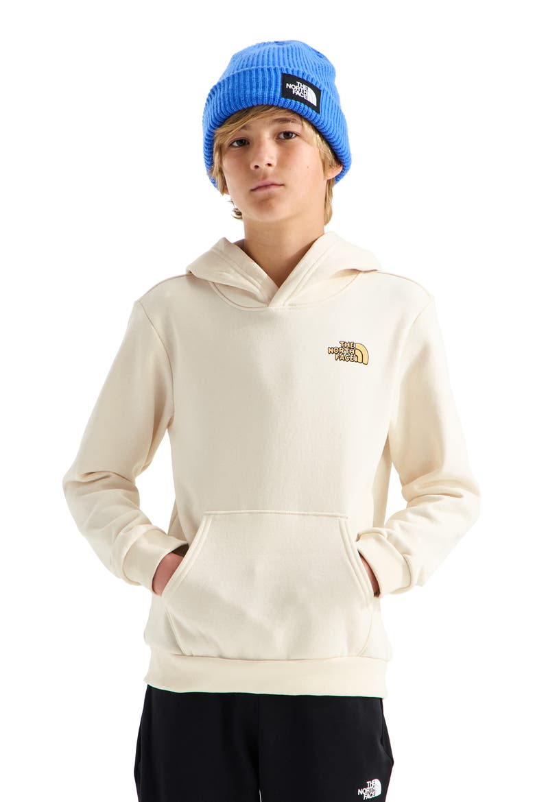 Kids' Outdoor Graphic Hoodie, Main, color, WHITE DUNE