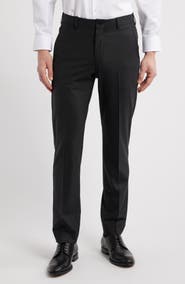 Bugatchi Regular Fit Stretch Wool Pants
