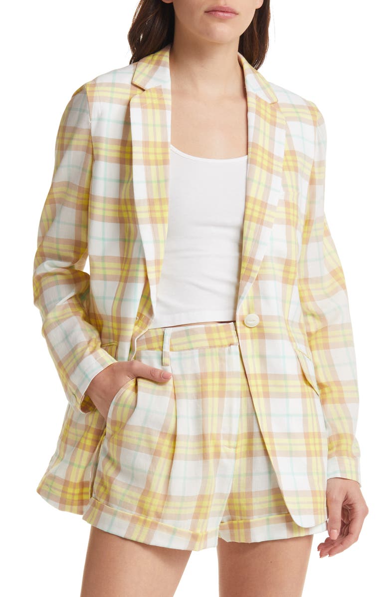 Margot Plaid Blazer