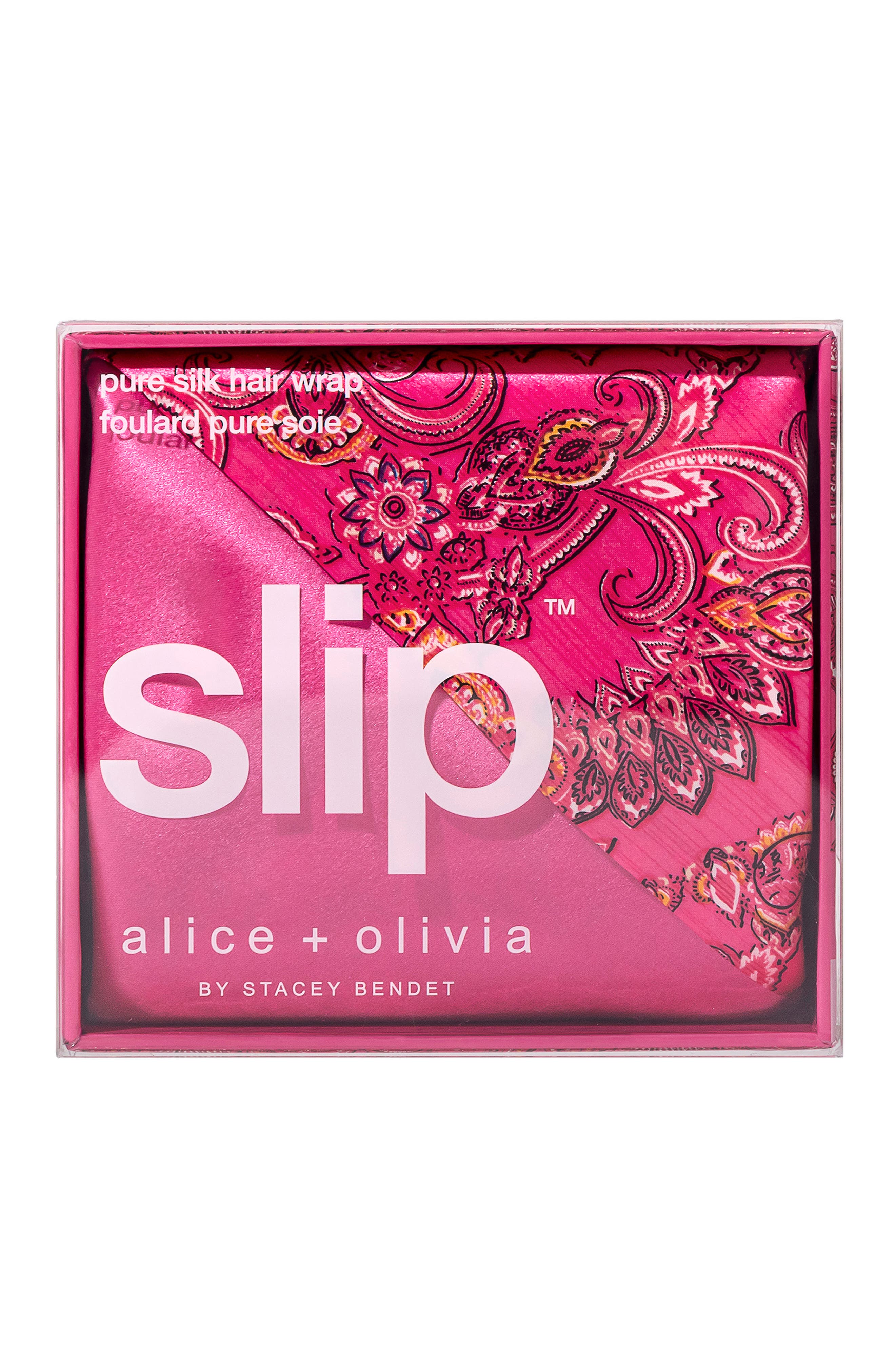 slip x Alice + Olivia Silk Hair Wrap